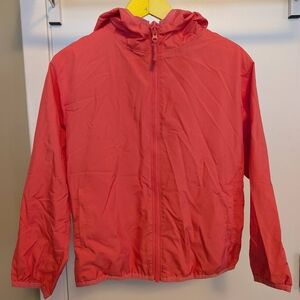 Kids Pink Pocketable Parka for Kids